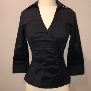 Zara Woman Black Blouse Sz S
